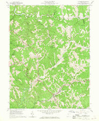 Ellenboro West Virginia Historical topographic map, 1:24000 scale, 7.5 X 7.5 Minute, Year 1961