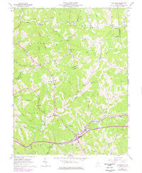 Ellenboro West Virginia Historical topographic map, 1:24000 scale, 7.5 X 7.5 Minute, Year 1961