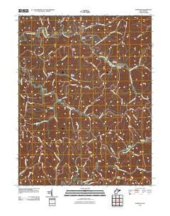 Elmwood West Virginia Historical topographic map, 1:24000 scale, 7.5 X 7.5 Minute, Year 2011