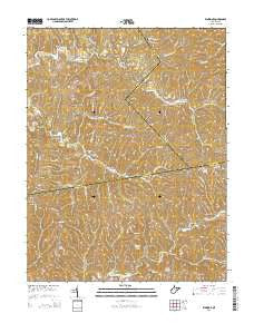 Elmwood West Virginia Historical topographic map, 1:24000 scale, 7.5 X 7.5 Minute, Year 2014