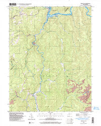 Erbacon West Virginia Historical topographic map, 1:24000 scale, 7.5 X 7.5 Minute, Year 1997