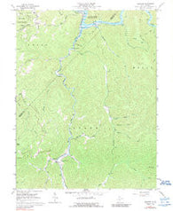 Erbacon West Virginia Historical topographic map, 1:24000 scale, 7.5 X 7.5 Minute, Year 1967