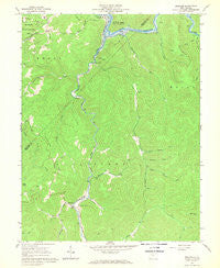 Erbacon West Virginia Historical topographic map, 1:24000 scale, 7.5 X 7.5 Minute, Year 1967