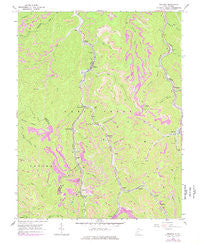 Eskdale West Virginia Historical topographic map, 1:24000 scale, 7.5 X 7.5 Minute, Year 1965