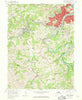 Fairmont West West Virginia Historical topographic map, 1:24000 scale, 7.5 X 7.5 Minute, Year 1958