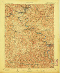 Fairmont West Virginia Historical topographic map, 1:62500 scale, 15 X 15 Minute, Year 1902