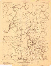 Fayetteville West Virginia Historical topographic map, 1:48000 scale, 15 X 15 Minute, Year 1908