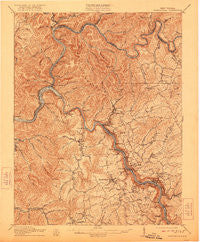 Fayetteville West Virginia Historical topographic map, 1:62500 scale, 15 X 15 Minute, Year 1910