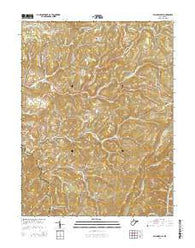 Fellowsville West Virginia Historical topographic map, 1:24000 scale, 7.5 X 7.5 Minute, Year 2014