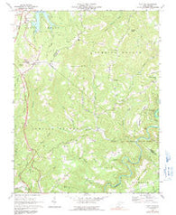 Flat Top West Virginia Historical topographic map, 1:24000 scale, 7.5 X 7.5 Minute, Year 1968