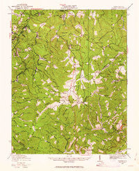 Flattop West Virginia Historical topographic map, 1:62500 scale, 15 X 15 Minute, Year 1929