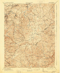 Flattop West Virginia Historical topographic map, 1:62500 scale, 15 X 15 Minute, Year 1914