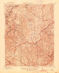Flattop West Virginia Historical topographic map, 1:62500 scale, 15 X 15 Minute, Year 1932