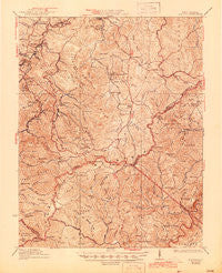 Flattop West Virginia Historical topographic map, 1:62500 scale, 15 X 15 Minute, Year 1932