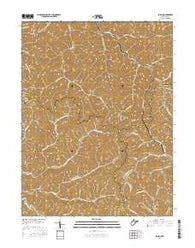 Folsom West Virginia Current topographic map, 1:24000 scale, 7.5 X 7.5 Minute, Year 2016