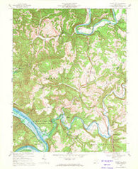 Forest Hill West Virginia Historical topographic map, 1:24000 scale, 7.5 X 7.5 Minute, Year 1968