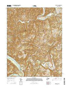 Forest Hill West Virginia Historical topographic map, 1:24000 scale, 7.5 X 7.5 Minute, Year 2014