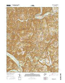 Forest Hill West Virginia Current topographic map, 1:24000 scale, 7.5 X 7.5 Minute, Year 2016