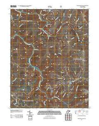 Fork Mountain West Virginia Historical topographic map, 1:24000 scale, 7.5 X 7.5 Minute, Year 2011