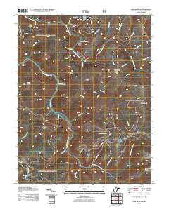 Fork Mountain West Virginia Historical topographic map, 1:24000 scale, 7.5 X 7.5 Minute, Year 2011