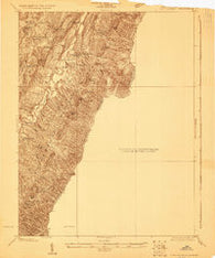 Fort Seybert West Virginia Historical topographic map, 1:48000 scale, 15 X 15 Minute, Year 1922