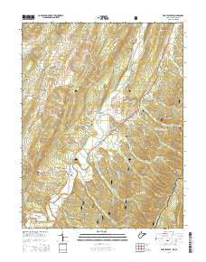 Fort Seybert West Virginia Historical topographic map, 1:24000 scale, 7.5 X 7.5 Minute, Year 2014