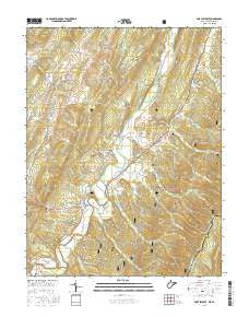 Fort Seybert West Virginia Current topographic map, 1:24000 scale, 7.5 X 7.5 Minute, Year 2016