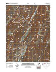 Franklin West Virginia Historical topographic map, 1:24000 scale, 7.5 X 7.5 Minute, Year 2011
