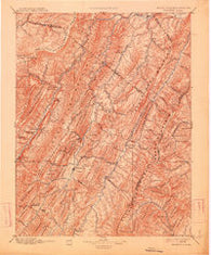Franklin West Virginia Historical topographic map, 1:125000 scale, 30 X 30 Minute, Year 1896