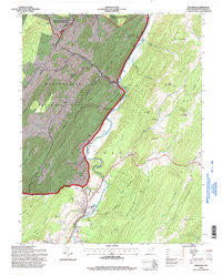 Franklin West Virginia Historical topographic map, 1:24000 scale, 7.5 X 7.5 Minute, Year 1995