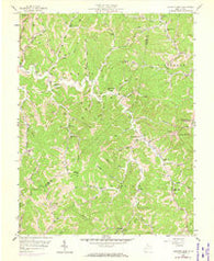 Garretts Bend West Virginia Historical topographic map, 1:24000 scale, 7.5 X 7.5 Minute, Year 1958