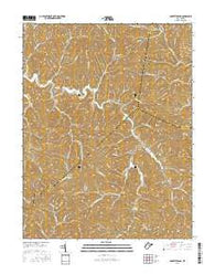 Garretts Bend West Virginia Current topographic map, 1:24000 scale, 7.5 X 7.5 Minute, Year 2016