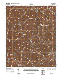 Gary West Virginia Historical topographic map, 1:24000 scale, 7.5 X 7.5 Minute, Year 2011