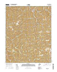 Gary West Virginia Historical topographic map, 1:24000 scale, 7.5 X 7.5 Minute, Year 2014