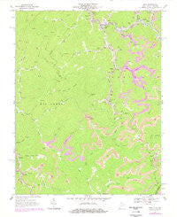 Gary West Virginia Historical topographic map, 1:24000 scale, 7.5 X 7.5 Minute, Year 1967