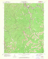 Gary West Virginia Historical topographic map, 1:24000 scale, 7.5 X 7.5 Minute, Year 1967