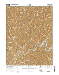 Gassaway West Virginia Historical topographic map, 1:24000 scale, 7.5 X 7.5 Minute, Year 2014