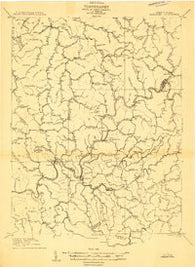 Gassaway West Virginia Historical topographic map, 1:48000 scale, 15 X 15 Minute, Year 1908