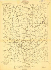 Gassaway West Virginia Historical topographic map, 1:48000 scale, 15 X 15 Minute, Year 1908
