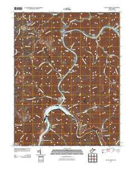 Gauley Bridge West Virginia Historical topographic map, 1:24000 scale, 7.5 X 7.5 Minute, Year 2011