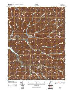 Gay West Virginia Historical topographic map, 1:24000 scale, 7.5 X 7.5 Minute, Year 2011