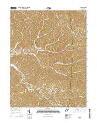 Gay West Virginia Historical topographic map, 1:24000 scale, 7.5 X 7.5 Minute, Year 2014