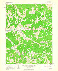 Gay West Virginia Historical topographic map, 1:24000 scale, 7.5 X 7.5 Minute, Year 1960