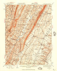 Gerrardstown West Virginia Historical topographic map, 1:62500 scale, 15 X 15 Minute, Year 1937