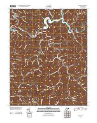 Gilbert West Virginia Historical topographic map, 1:24000 scale, 7.5 X 7.5 Minute, Year 2011
