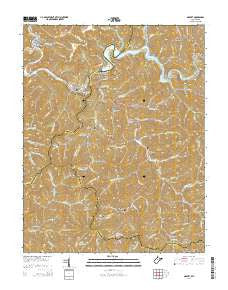 Gilbert West Virginia Historical topographic map, 1:24000 scale, 7.5 X 7.5 Minute, Year 2014