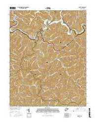 Gilbert West Virginia Current topographic map, 1:24000 scale, 7.5 X 7.5 Minute, Year 2016