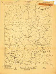 Gilbert West Virginia Historical topographic map, 1:48000 scale, 15 X 15 Minute, Year 1909