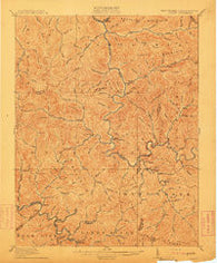 Gilbert West Virginia Historical topographic map, 1:62500 scale, 15 X 15 Minute, Year 1912