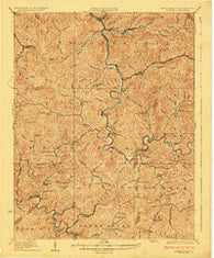 Gilbert West Virginia Historical topographic map, 1:62500 scale, 15 X 15 Minute, Year 1925